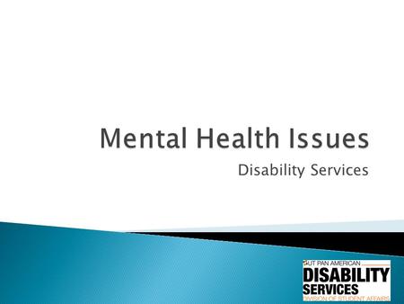 Disability Services.  Anxiety affects how we feel, behave and can have physical symptoms.  It can feel like fear, but oftentimes the cause of the anxiety.