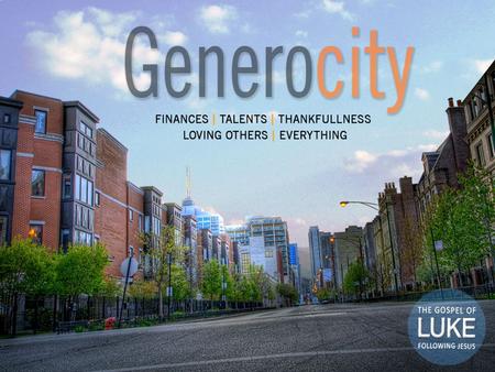 Generosity + Thankfulness ? Instead of thankfulness  I focus on what I don’t have  I expect more from others  I take things for granted.