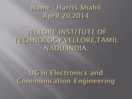 Electronics and Communications is an industry that has changed our lives. In a very short period it has changed the way we have looked at things since.