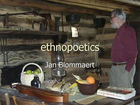 Ethnopoetics Jan Blommaert. Point of departure: voice A world of inequalities A world of inequalities Major inequality: to get yourself heard in your.