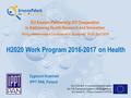 IncoNet EaP is a project funded under the 7th European Framework Programme for research - Project number 609528 EU-Eastern Partnership STI Cooperation.