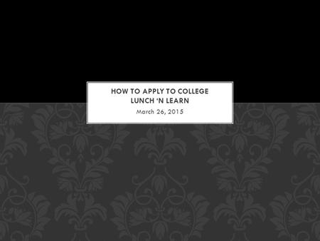 March 26, 2015. APPLYTEXAS.ORG The common application for most Texas public universities You can complete once and copy to use again with other universities.