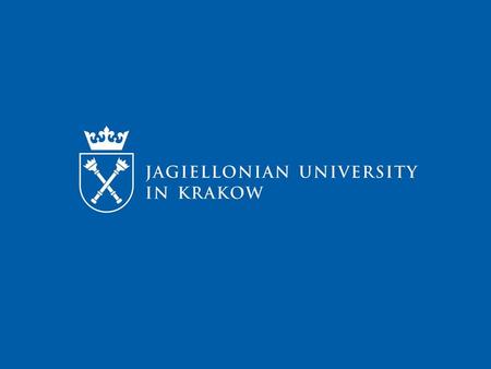 Jagiellonian University - Towards Internationalization 30.01.2014, Nis Anna Stadnicka.