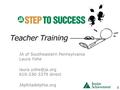 0 Teacher Training JA of Southeastern Pennsylvania Laura Yohe 610-230-3379 direct JAphiladelphia.org.