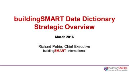 buildingSMART Data Dictionary