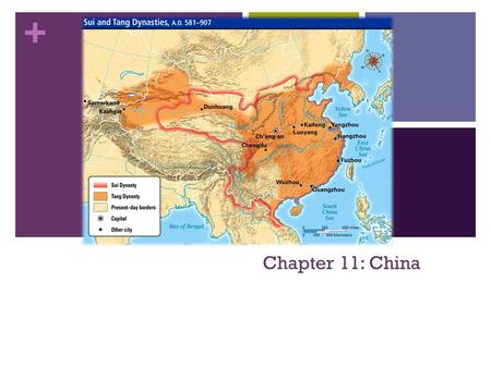 + Chapter 11: China. + Genghis Khan Created the largest land empire the world saw until the British empire Solidified his power by ordering the execution.