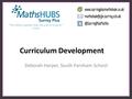 Curriculum Development