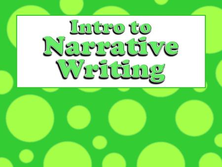 What is a narrative? A narrative is a story made up of real or imagined experiences. A personal narrative is an account of events from your life. A fictional.