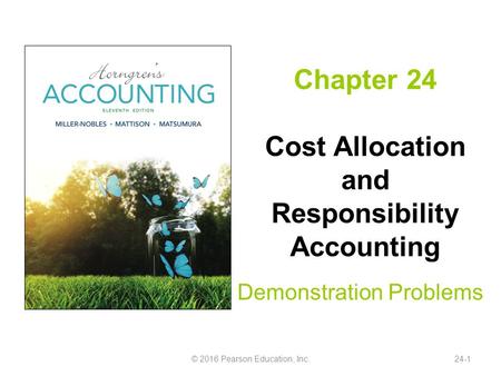 Cost Allocation and Responsibility Accounting