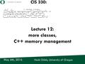 Hank Childs, University of Oregon May 6th, 2016 CIS 330: _ _ _ _ ______ _ _____ / / / /___ (_) __ ____ _____ ____/ / / ____/ _/_/ ____/__ __ / / / / __.