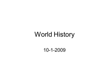 World History 10-1-2009. Thomas Hobbes English philosopher (1588-1679) Developed the social contract theory. In earliest history humans lived in complete.