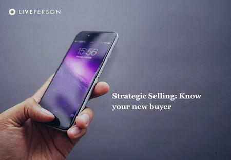 1 Strategic Selling: Know your new buyer. 2 Questions We’ll Cover Who is our new buyer? How do we identify them? What do they care about? What are their.