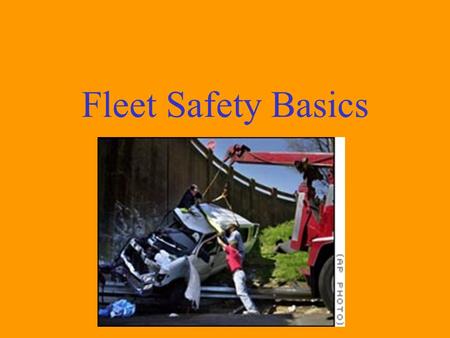 Fleet Safety Basics. Goals of the Fleet Safety Program Save lives Prevent injuries Reduce liability for you and SMU Insure that all employees are aware.