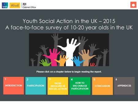 Youth Social Action in the UK – 2015 A face-to-face survey of 10-20 year olds in the UK Please click on a chapter below to begin reading the report. THOSE.