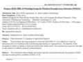 Doc.: IEEE 802.15-10-0***-00-004k-Mine-App Submission Project: IEEE P802.15 Working Group for Wireless Personal Area Networks (WPANs) Submission Title: