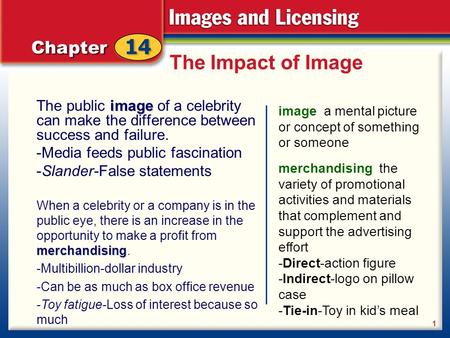 The Impact of Image image The public image of a celebrity can make the difference between success and failure. -Media feeds public fascination -Slander-False.