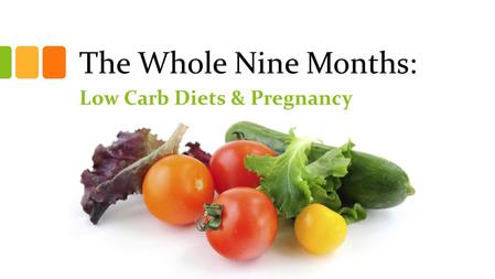 The Whole Nine Months: Low Carb Diets & Pregnancy.