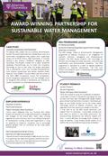 AWARD-WINNING PARTNERSHIP FOR SUSTAINABLE WATER MANAGEMENT CASE STUDY AWARD-WINNING PARTNERSHIP An Abertay MSc project led to a national environmental.