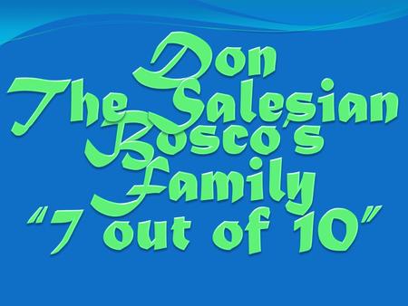 For the first 15 years (1841- 1856), Don Bosco involves Diocesan Priests and Clerics, and Lay People to care for the boys at his Oratory.