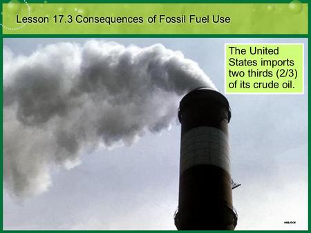 Lesson 17.3 Consequences of Fossil Fuel Use