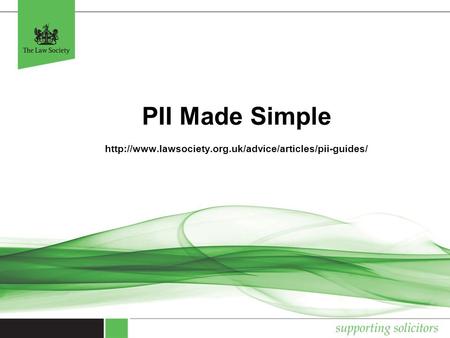 PII Made Simple