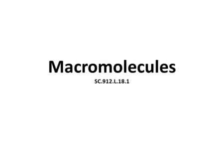 Macromolecules SC.912.L.18.1. Animals breathe in oxygen (O 2 ). This O 2 is used in their bodies in the breakdown of the glucose and fatty acids. The.