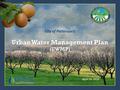 Urban Water Management Plan (UWMP) City of Patterson’s April 19, 2016.