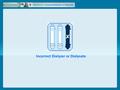 MODULE 5 Incorrect Dialyzer or Dialysate Incorrect Dialyzer or Dialysate.