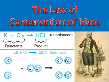 Antoine-Laurant de Lavoisier was an 18 th century French scientist and nobleman who is considered the father of modern chemistry. He recognized and named.