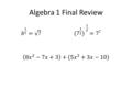 Algebra 1 Final Review. The formula below shows how to find the distance, d, traveled by an object that travels at a rate for a certain time, t. d =