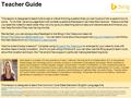 Teacher Guide This lesson is designed to teach kids to ask a critical thinking question that you can’t just put into a search box to solve. To do that,