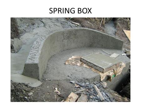 SPRING BOX. Using the following presentation assumes that individuals have a basic knowledge of construction. The user should be able to adjust measurements.