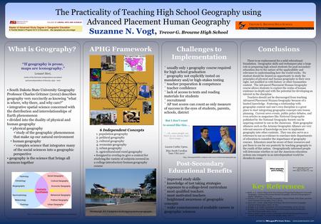 South Dakota State University Geography Professor Charles Gritzner (2002) describes geography very succinctly as knowing “what is where, why there, and.