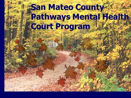 History and Background Formed in 2006 as a joint collaboration of San Mateo County Courts, Probation Department, District Attorney Office, Sheriff’s Office,