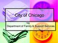 City of Chicago Department of Family & Support Services.