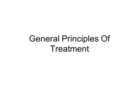 General Principles Of Treatment. Treatment Goals To relieve the symptoms of Benign (Peptic Stricture) To improve patient’s nutritional status.