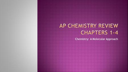 Chemistry: A Molecular Approach.  What do you think is the most important idea in all human knowledge?  -Text a one sentence response to: polleverywhere.com.