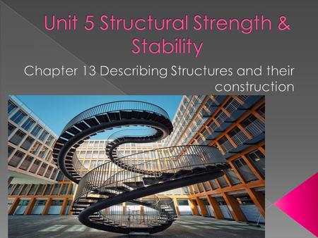 Unit 5 Structural Strength & Stability