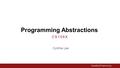 Programming Abstractions Cynthia Lee CS106X. Today’s Topics ADTs  Map › Example: counting words in text  Containers within containers › Example: reference.