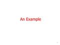 1 An Example. Problem Using OCD, design and implement a program that computes the area and circumference of an Australian Rules Football field, which.