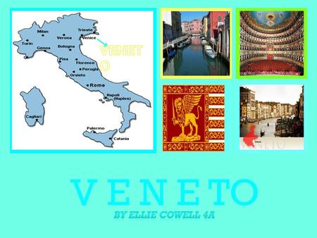 + V E N E TO. + FACTS + CUISINE Italians love their cuisine. Venetian cuisine has a centuries-long history, and it is significantly different from the.