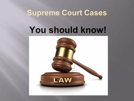 Supreme Court Cases You should know!. MAPP V. OHIO (1963)