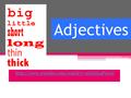 Adjectives