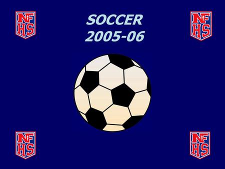 SOCCER 2005-06. The Field of Play Rule 1-5-1 POE #3 Marking the field Observe minimum distances Discuss MechaniGram Revised soccer field diagram.