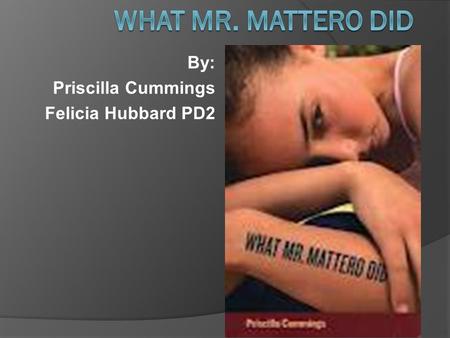 By: Priscilla Cummings Felicia Hubbard PD2.  The first main character is named Clair. She is a tall skittish female with dirty brow hair and blue eyes.