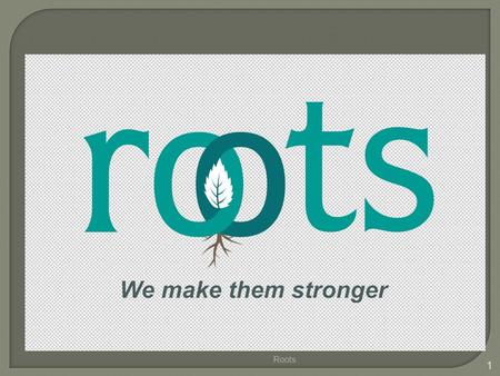 Roots 1.  ‘Roots’ is an off shoot of 20-year-old parent company - Labland Biotech Private Limited, Mysore  ‘Roots’ intends to connect absentee landlords,