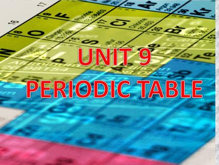 Periodic Trend is : the tendencies of certain elemental characteristics to increase or decrease as one progresses along a row or column of the periodic.