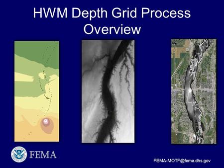 HWM Depth Grid Process Overview.