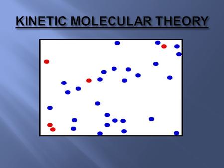 Solids & Liquids - small distance between particles - slow moving particles.