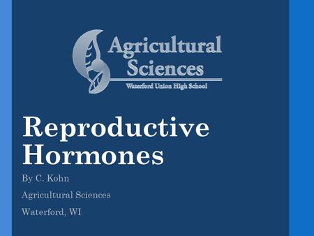 Reproductive Hormones